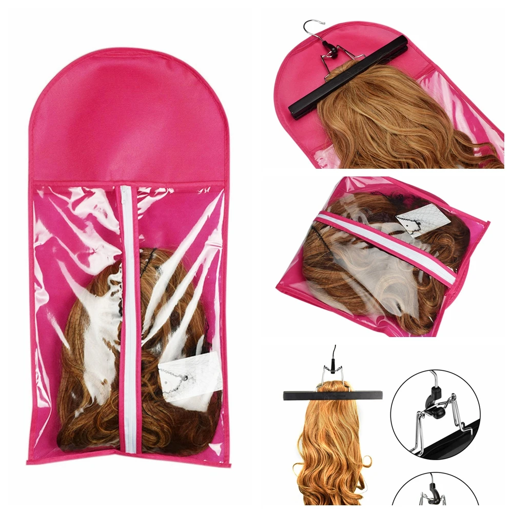 1 шт. портативный чехол для наращивания волос сумка хранения париков держатель
