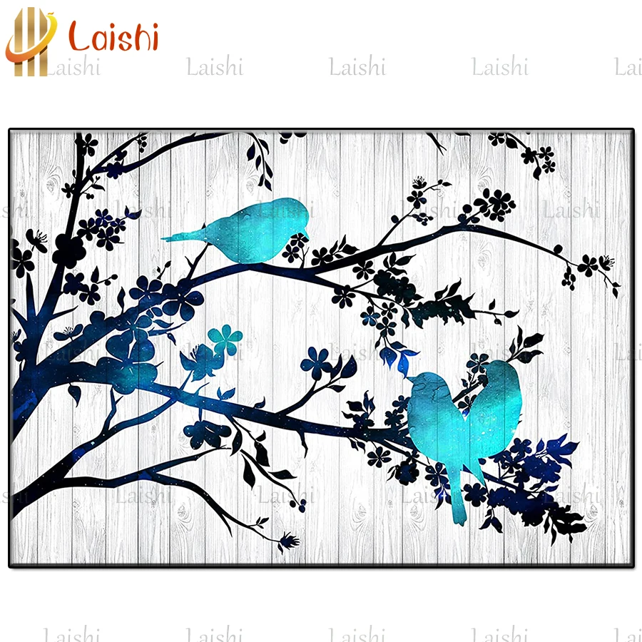 

Hot Sale!5D Abstract bird landscape Full Square Diamond Painting Diamond Mosaic picture of rhinestone round Diamond Embroidery