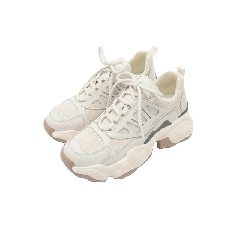 

2020 New Women Sneakers Fashion Autumn Women Casual Shoes Breathable Women Platform Dad Shoes Sneakers zapatillas mujer