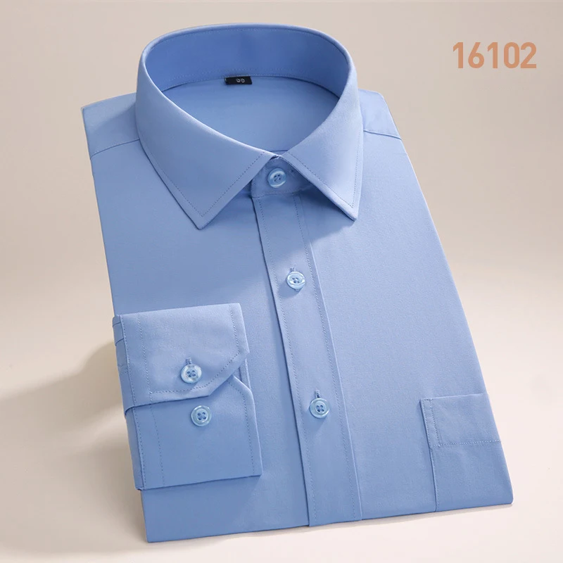 Рубашка мужская с длинным рукавом деловой повседневный хлопок удобная