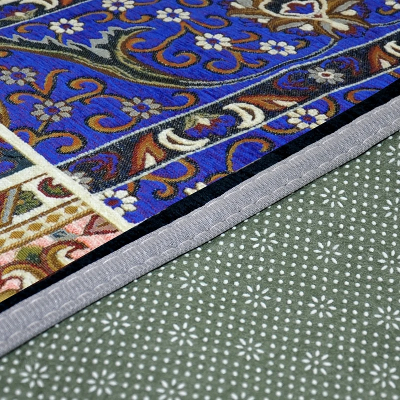 

Mediterranean Style Woven Durable Area Rug, Vintage Kilim Pattern living room carpet , decorative bedside floor mat