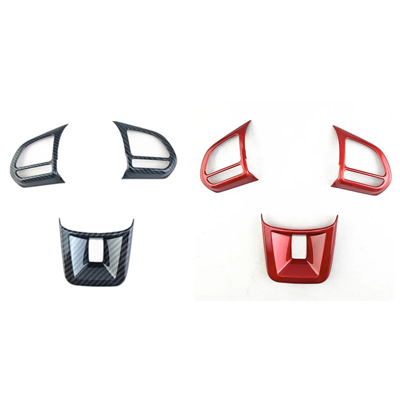 

3Pcs/Set ABS Car Steering Wheel Button Cover Sticker Interior Decoration for MG5 MG6 MG HS ZS Car Styling