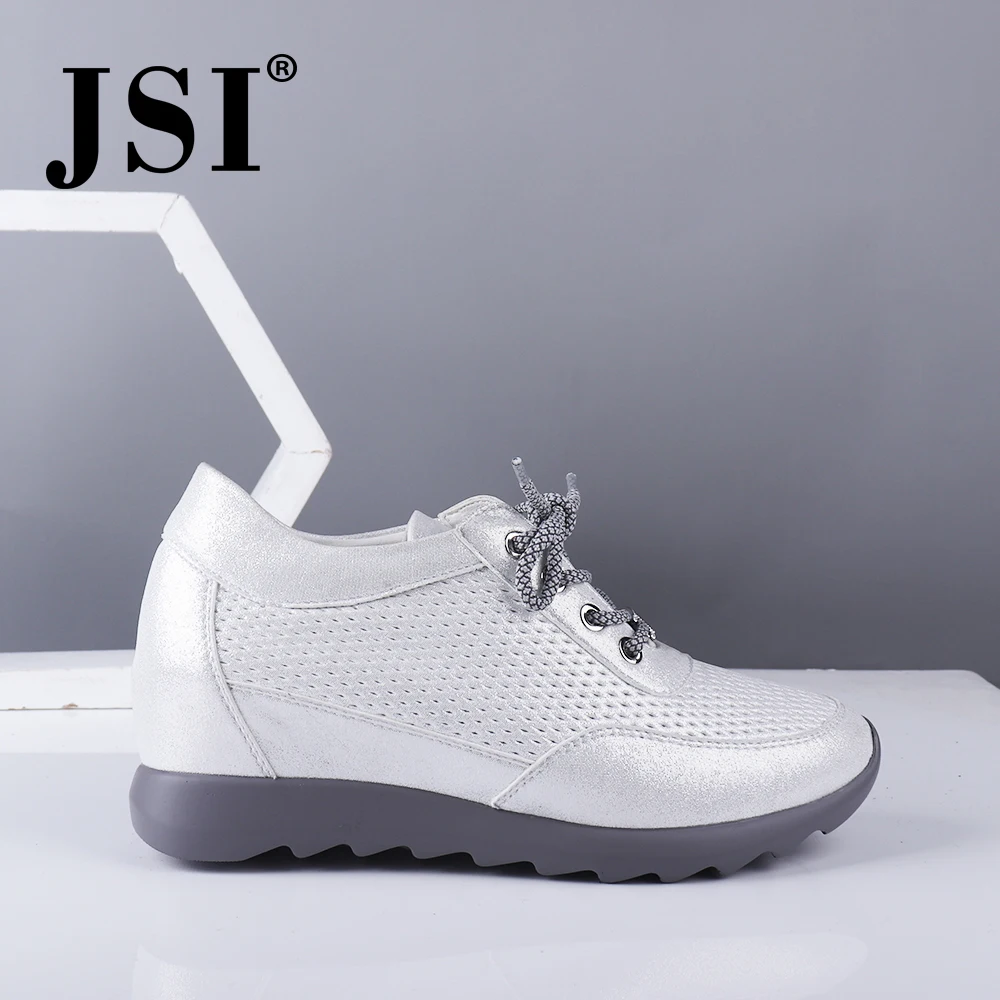 JSI/Женская обувь; серая повседневная обувь на плоской подошве; натуральная кожа; светильник; подошва EVA; круглый носок; высокое качество; ручная работа; женская обувь на плоской подошве; JO184