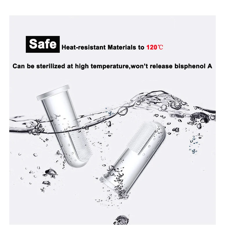 2 шт. Силиконовая зубная щетка для новорожденных уход за зубами резиновая