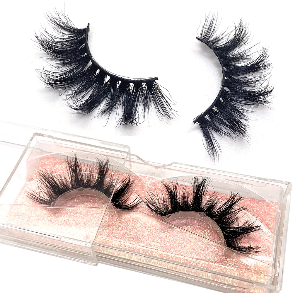 

20mm Lashes 5D Real Mink Hair In Bulk Natural Fluffy Mink EyeLashes Fast Delivery False Eyelash Extension Fake Sexysheep Lashes