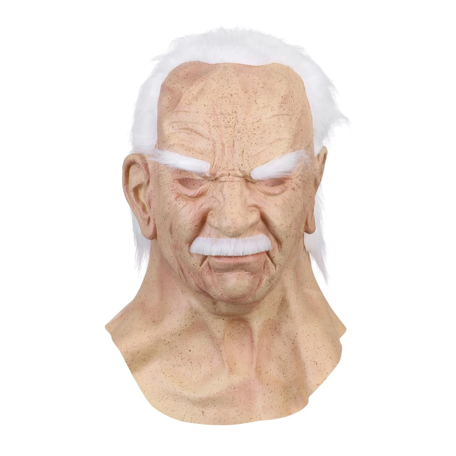 

Funny Old Man Scary Latex Masks Supersoft Old Man Adult Mask Antistress Toys For Children Funny Gadgets Another Me-the Elder