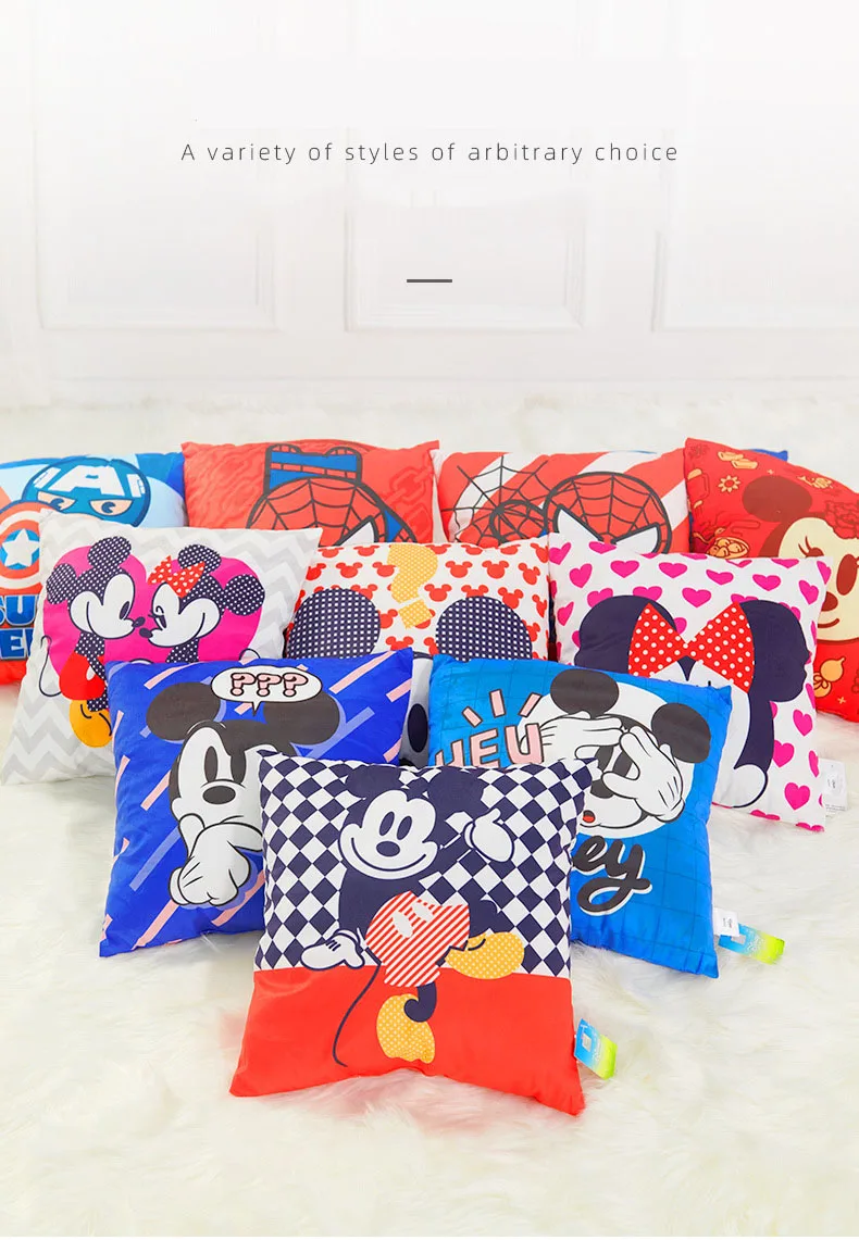 Disney мультфильм Подушка диван офис Удобная подушка спинка кровати модная подушка для автомобиля 40*40 см
