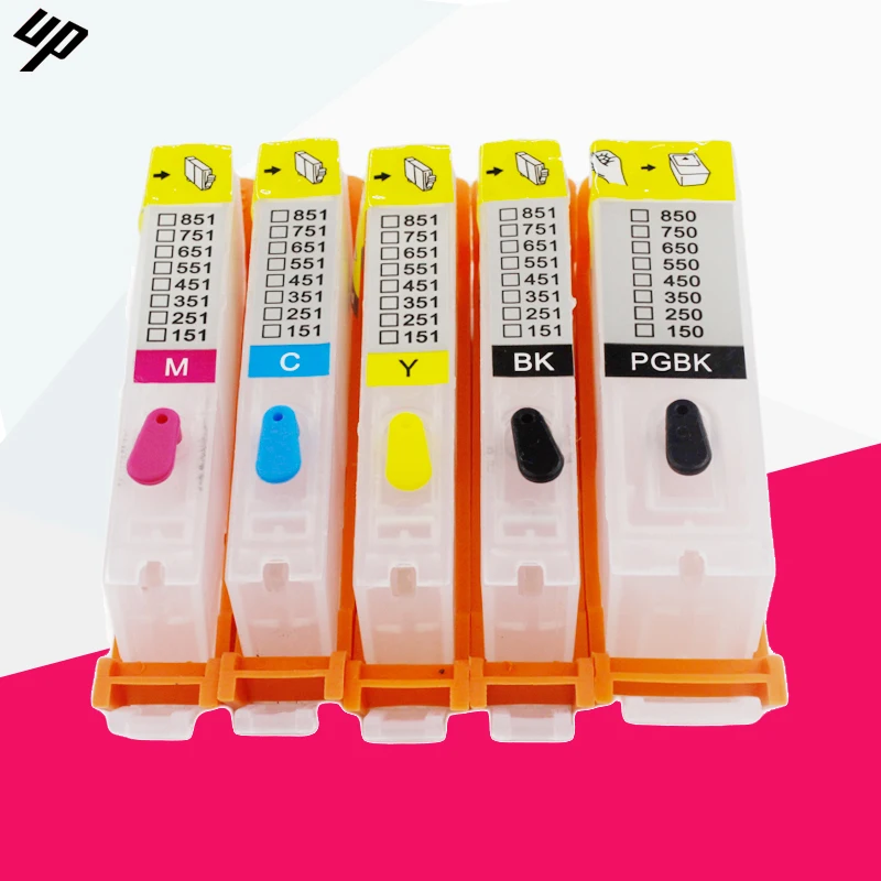 5 шт. PGI150 150 перезаправляемый картридж для hp CANON IP7210 MG5410 MG5510 MG6410 MG6610 MG5610 MX921 MX721 IX6810