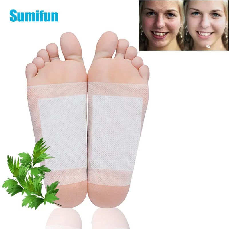 Sumifun 2 шт. пластырь для ног из полыни 100% натуральный китайский трав медицинская