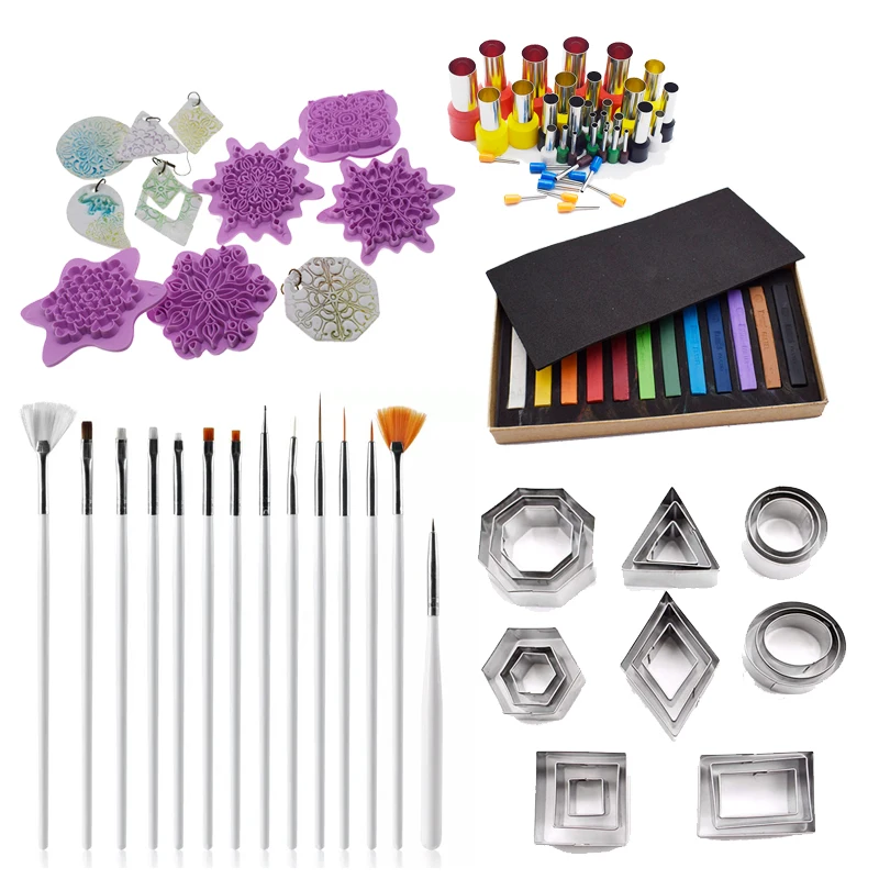 Дизайнерский DIY глиняный Набор для создания украшений из нержавеющей стали форма