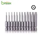 Binoax 612 шт. набор звездообразных наконечников 50 мм Магнитные наконечники для вскрытия звездочек стандартный набор отверток и сверл