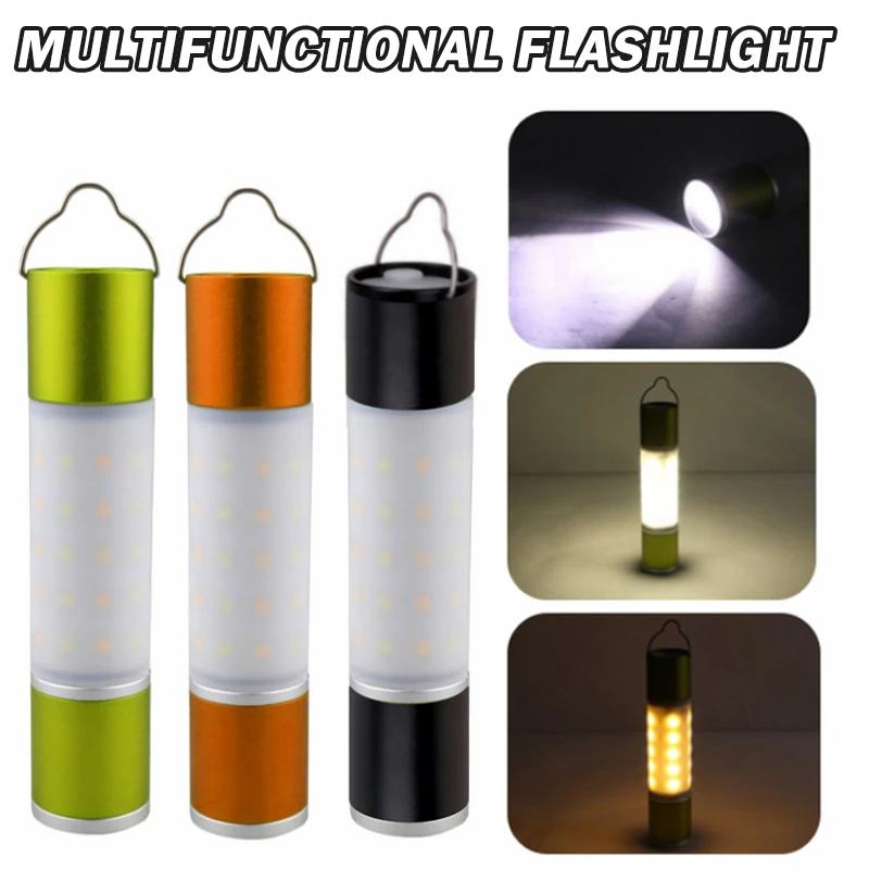 

Кемпинговый фонарь, многофункциональные светодиодный фонарики рядом с лампой для экстренных ситуаций, походов, велосипедов, аксессуары, за...