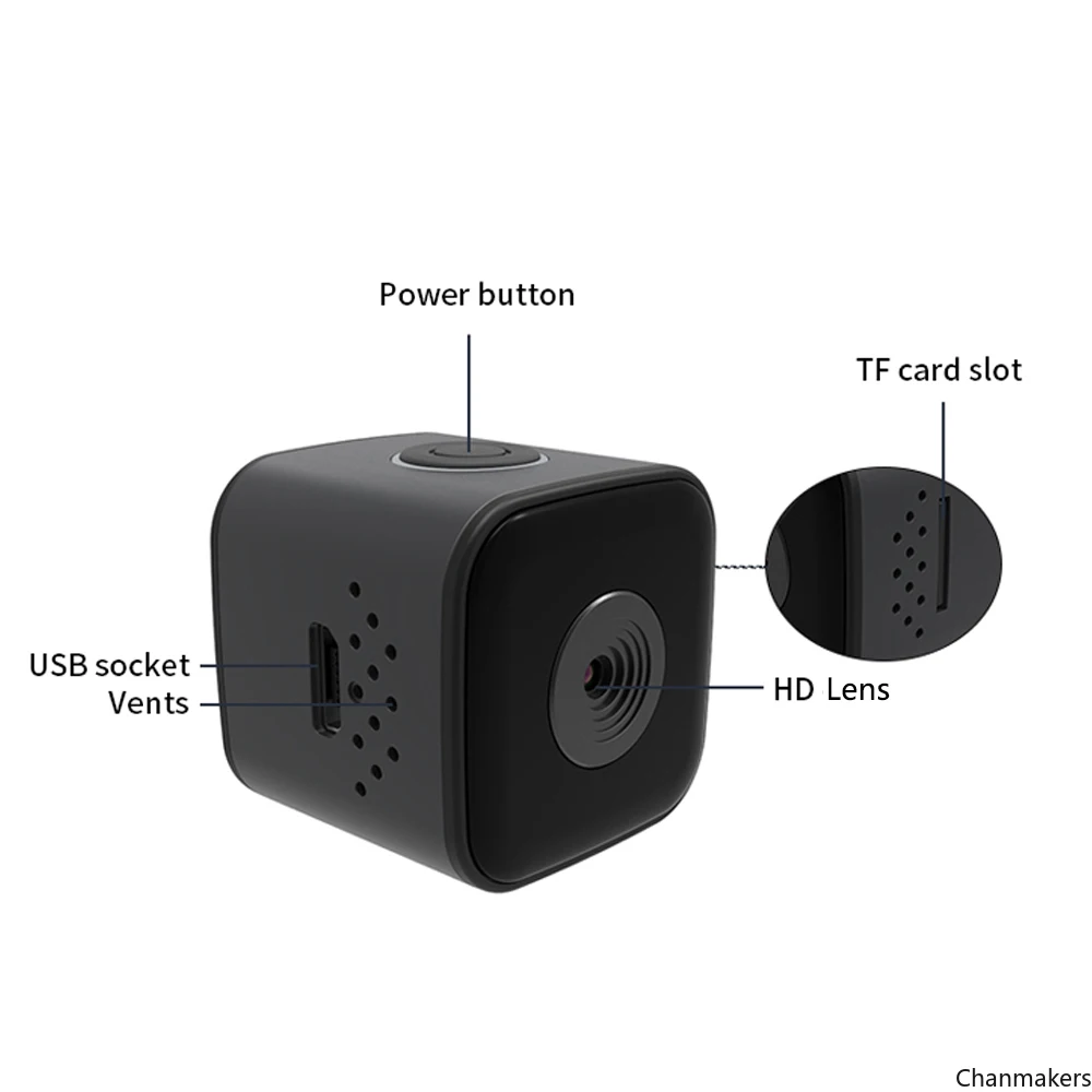 

IRCUT Smallest Outdoor Waterproof Sports Mini Motion Detection Video Voice Recorder Night Version CMOS Camcorder Voice Recorder