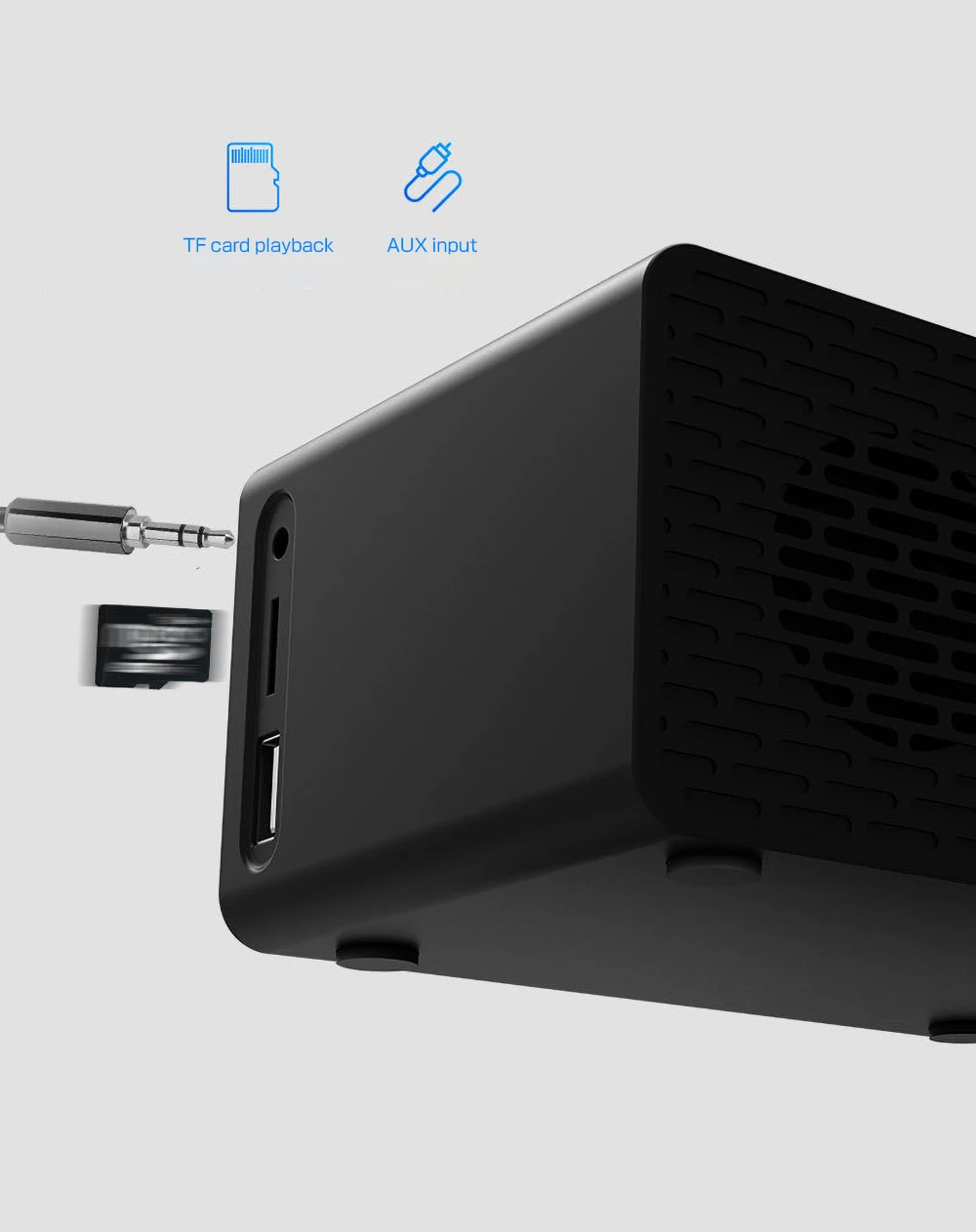 

Wireless Charger Alarm Clock Bluetooth Speaker LED Smart Radio USB Fast Charger Suport TF Card Play AUX Input