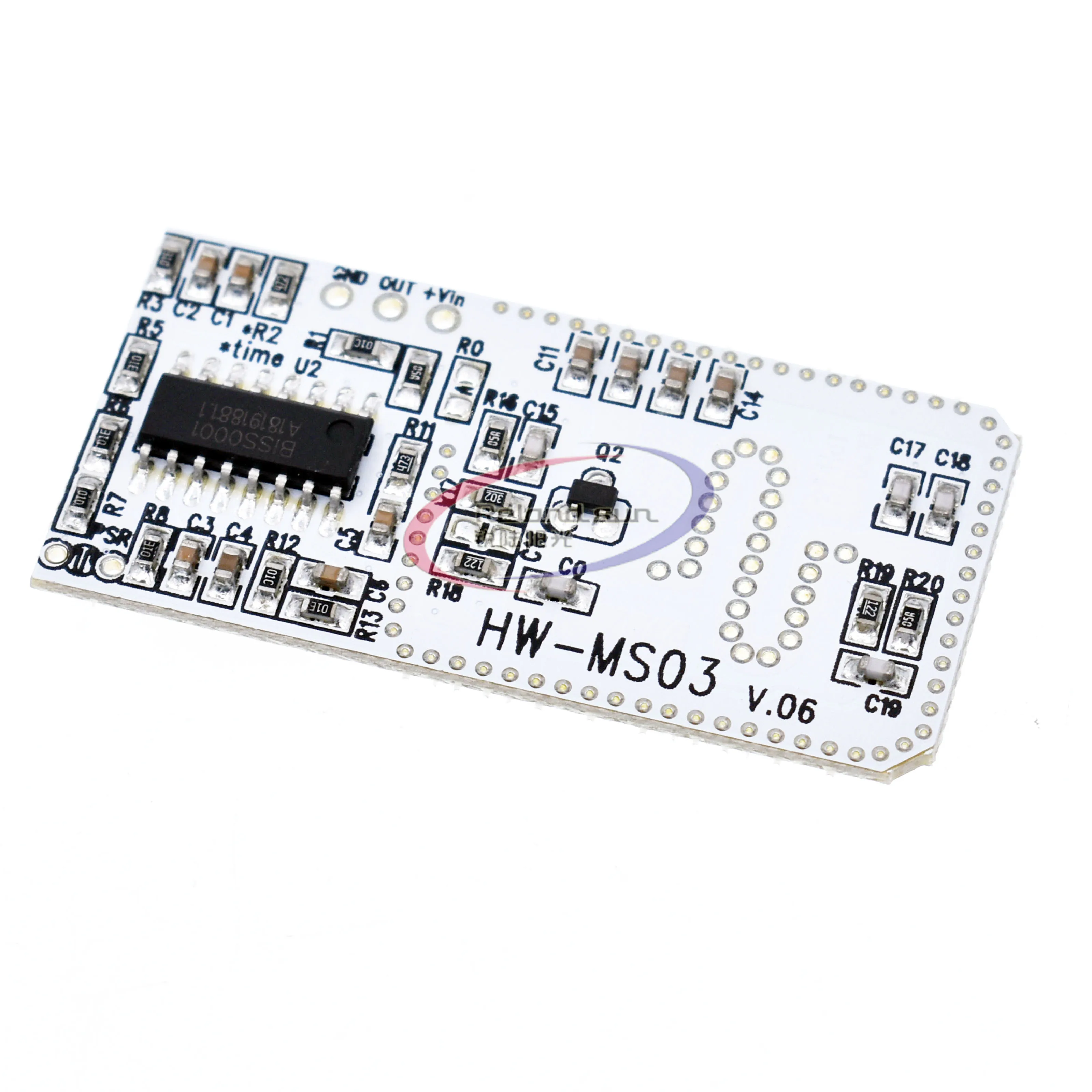 HW-MS03 High Performance 24GHz Radar Sensor The Latest Microwave Radar Module Small Size Mixture Electric Sensors Module Board