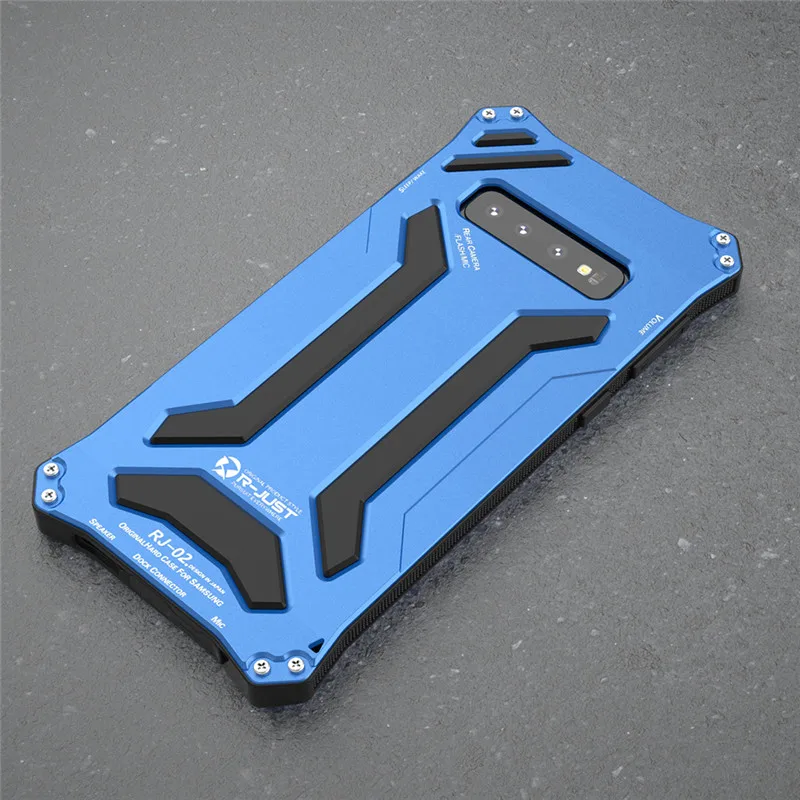 Металлический Чехол S10 Plus для Samsung ударопрочный металлический чехол накладка