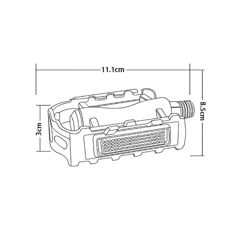 Сверхлегкие велосипедные педали из алюминиевого сплава не быстросъемный