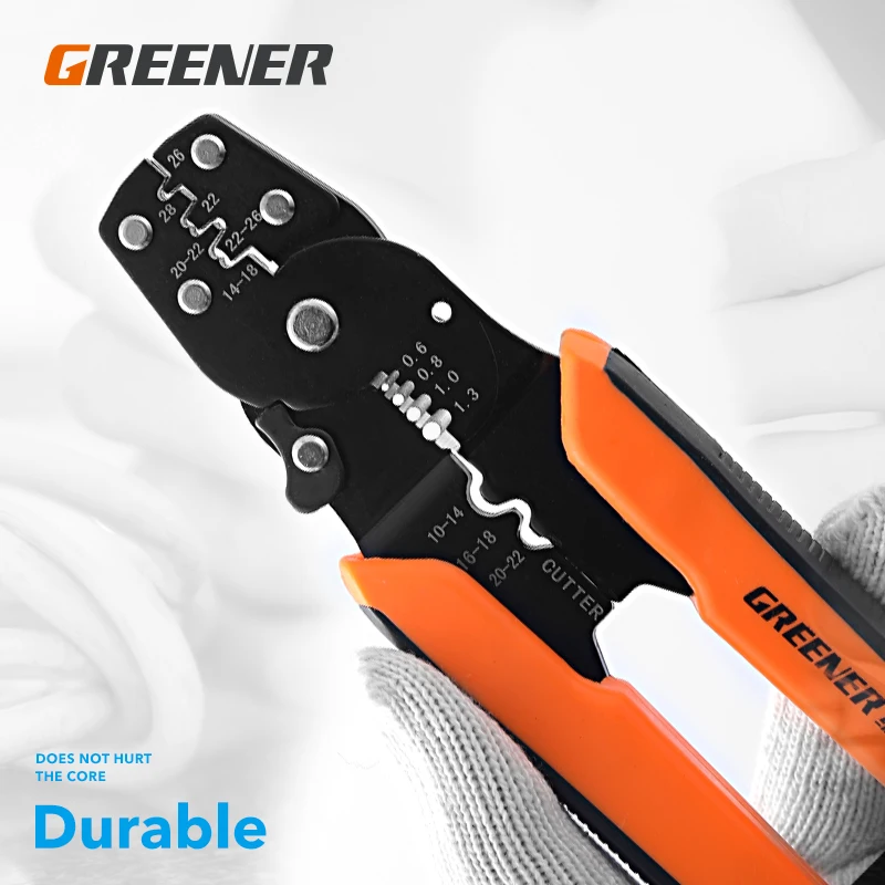 Greener Wire Stripper Cutter Crimper Automatic Multifunctional Crimping Stripping Plier Tools Electric Hand Tool | Инструменты