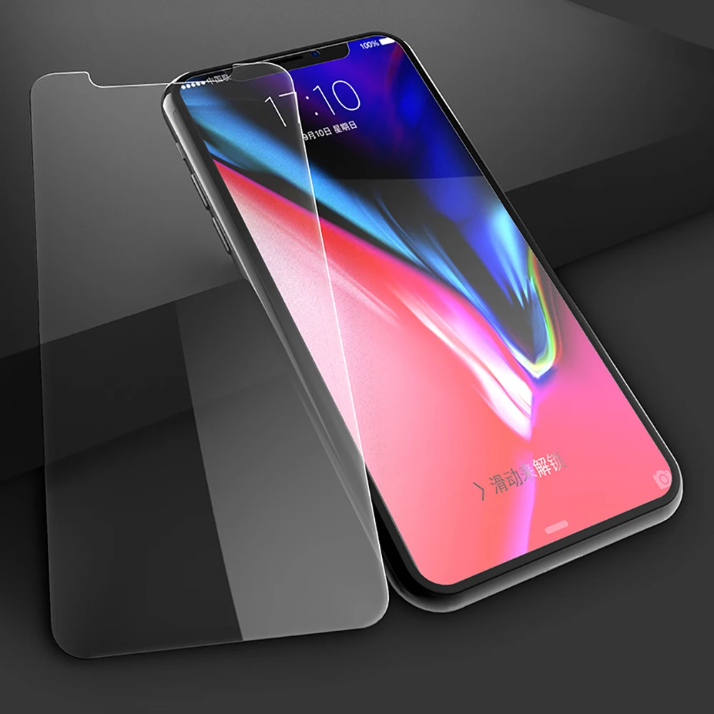 [5 шт. в упаковке] закаленное стекло для iPhone 11 Pro X XS XR Max Защитная пленка экрана 8 7 6 6s