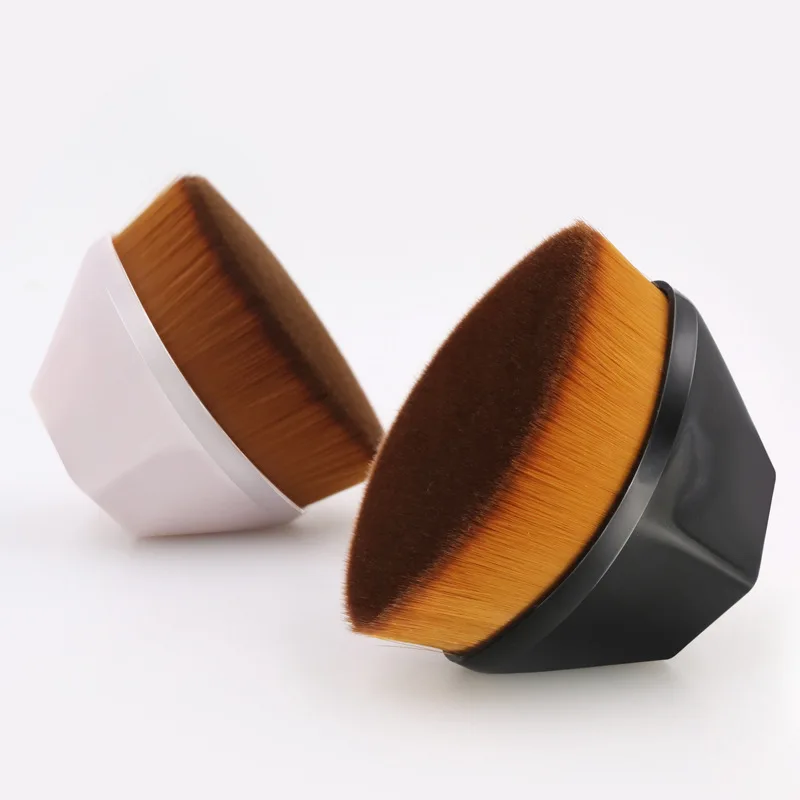 Макияжа кисточки кисточка для основы BB крем рассыпчатая пудра плоская щетка