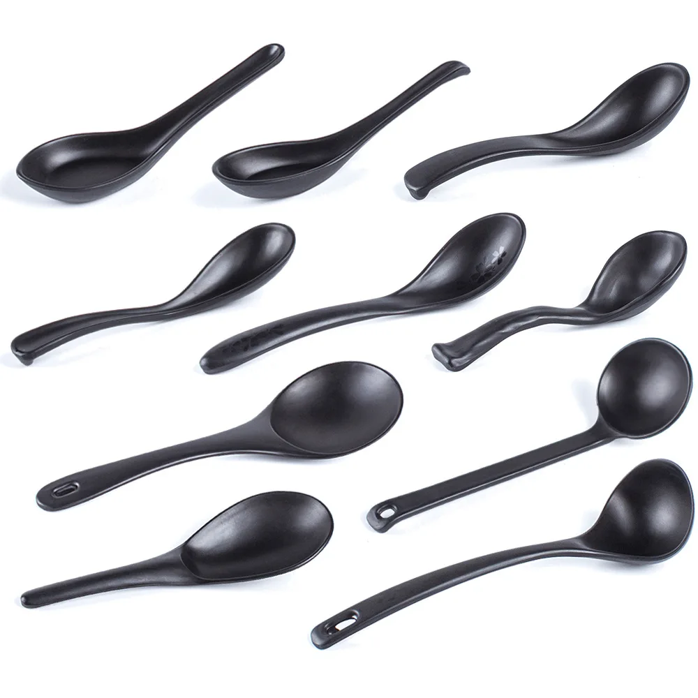 Меламиновый рамен суп столовая ложка для риса длинная ручка японская посуда | Дом
