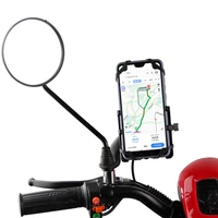 motorcycle version aluminum alloy 360 degree rotating mobile phone holder motorcycle electric car navigation bracket mavericks