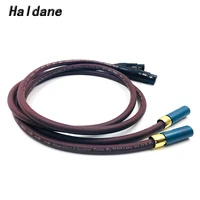 haldane pair ortfon 1 2rca male to 2 xlr female cable rca xlr interconnect audio cable gold plated plug with prism omni 2 wire