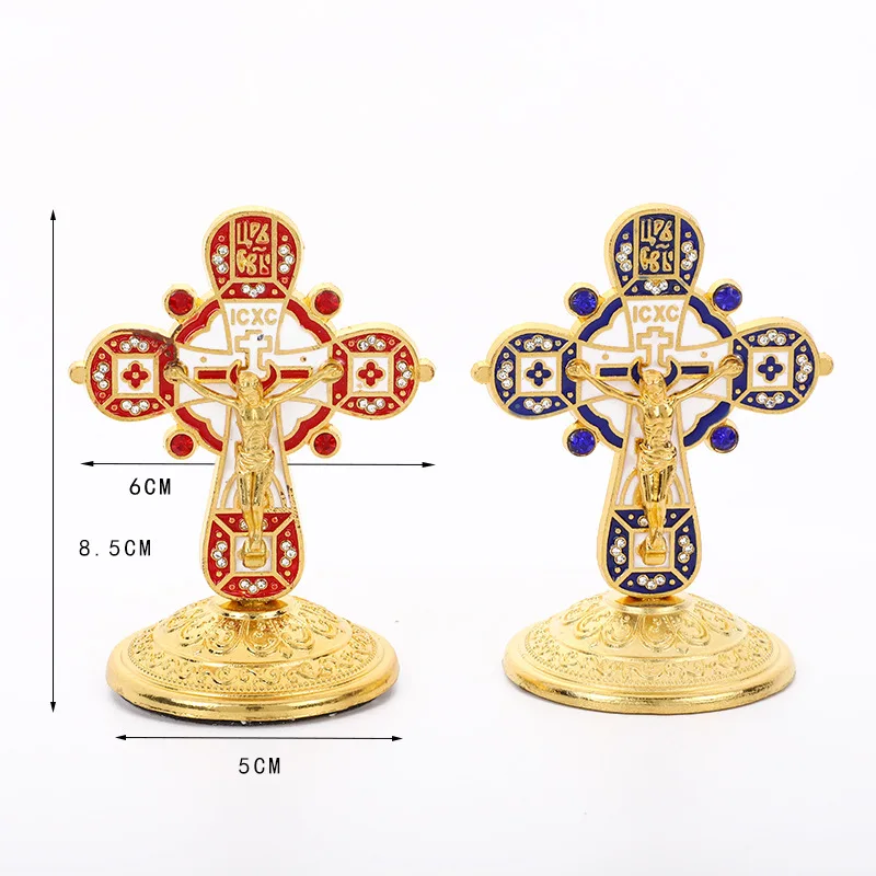 Jesus Cross Orthodox Catholic Icon Religious Home Decoration Church Crafts | Дом и сад