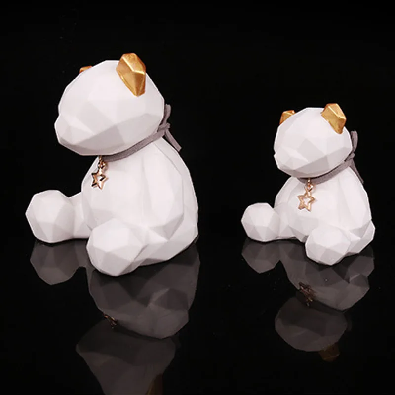 Скандинавский оригами геометрический медведь Stongwell абстрактная скульптура