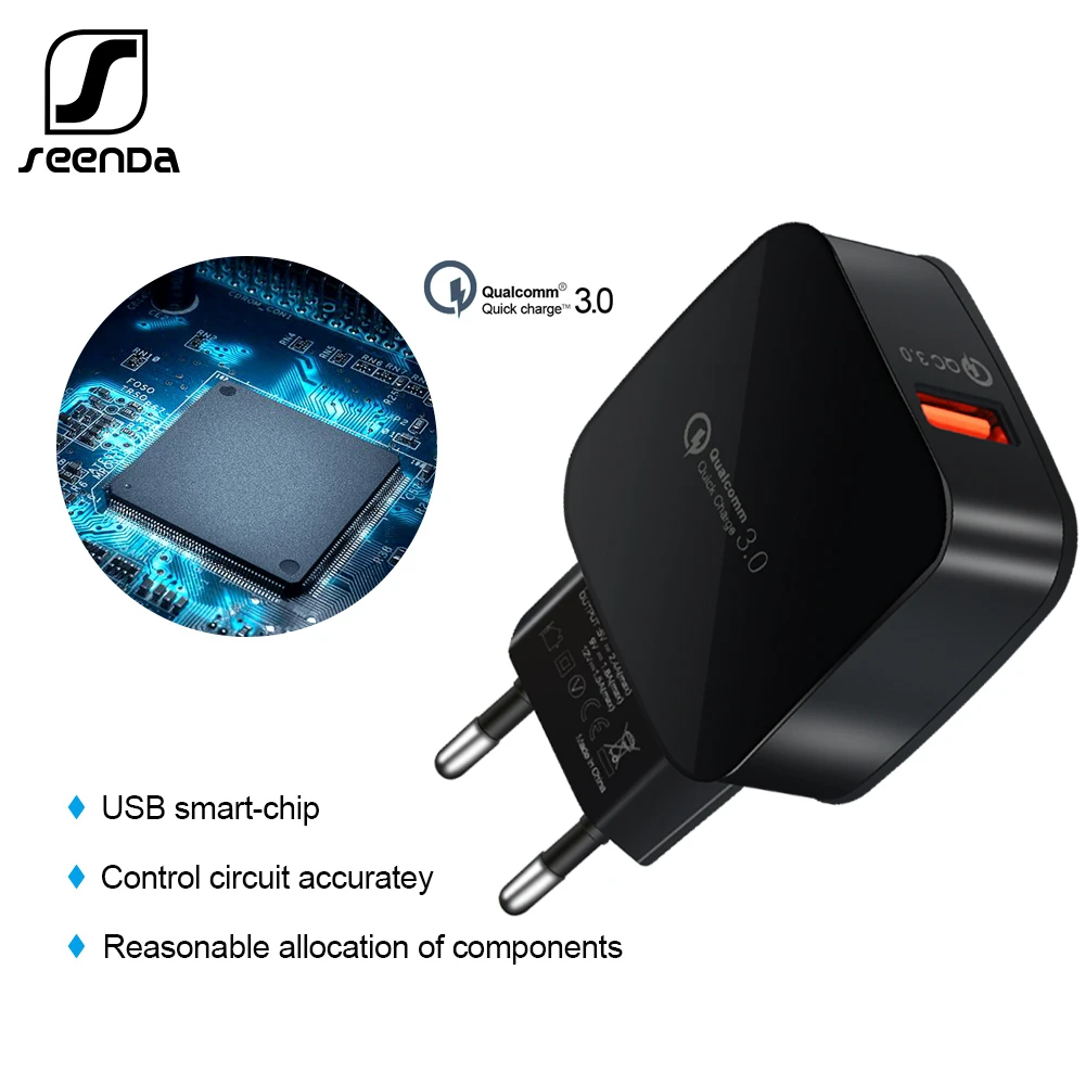 SeenDa USB быстрое зарядное устройство 5V 2.4A для мобильного телефона iPhone Быстрая