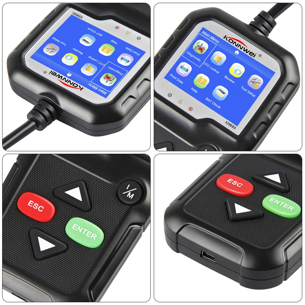 Инструмент диагностики неисправностей автомобиля многоязычный компьютерный