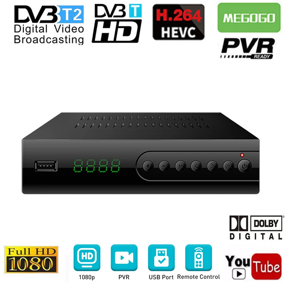 

Цифровой ТВ-приемник HD MPEG4 DVB T2 H.264 1080P