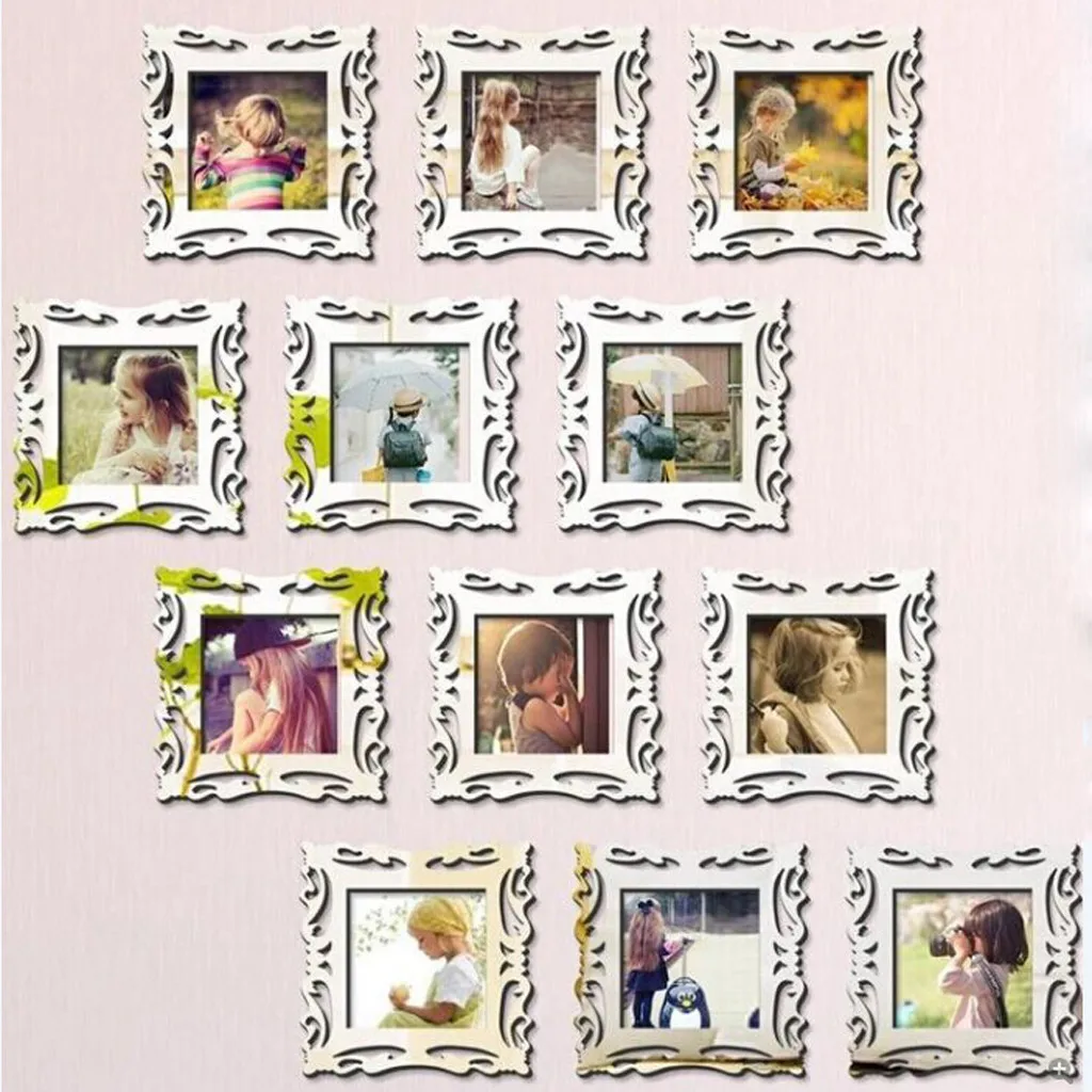 Diy настенные наклейки-переключатель креативное зеркало акриловая наклейка для