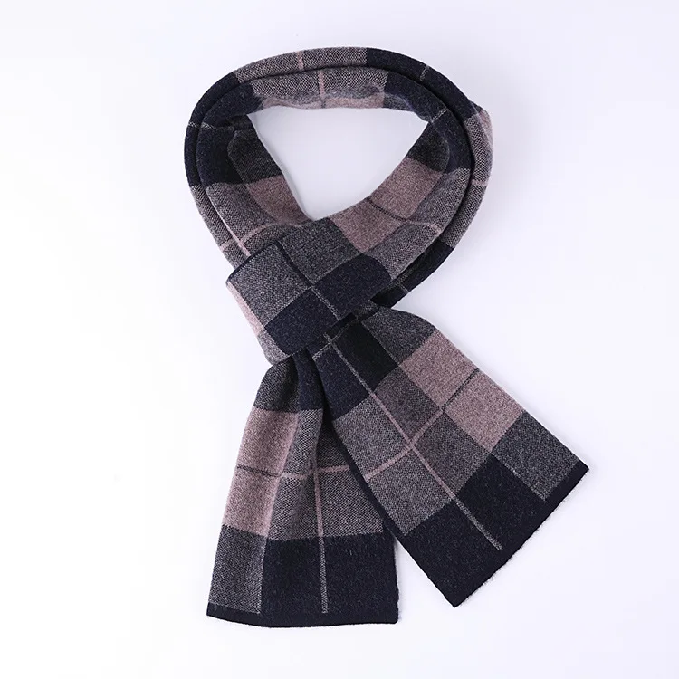 EAGLEBORN 100% шерсть ягненка плед мужской шарф роскошный бренд зима осень шарфы для