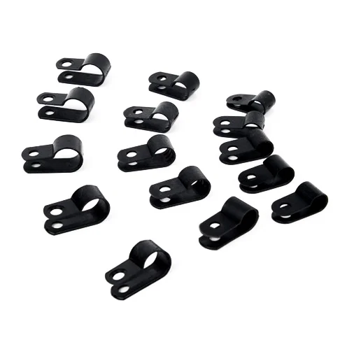 

10pcs R Shap Cable Clamp CC Type Wire Tie Clips Winder Mounting Organizer Reusable Cord Holder Cabinet Backplane Line Managenmen