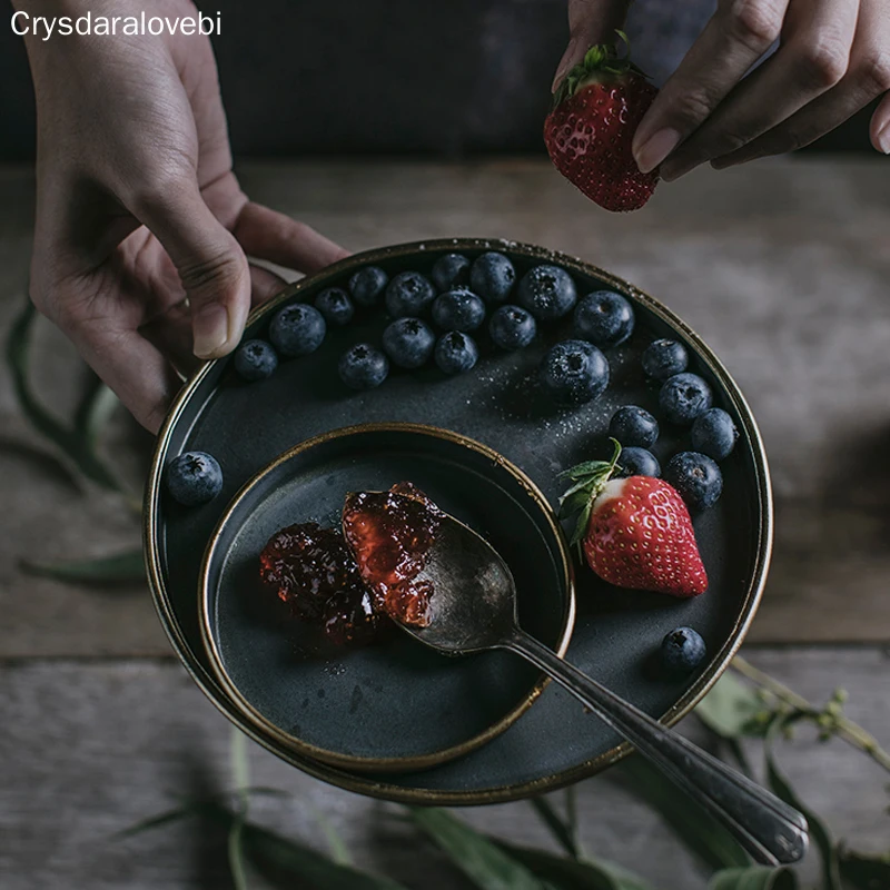 Цветочный ободок ручной работы винтажный античный металлический поднос Ribboned