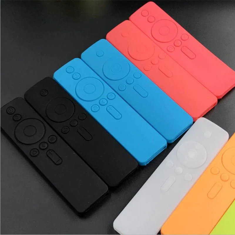

1pc Silicone Remote Control Cover for Xiaomi TV Protective Dustproof Cover Anti-slip Anti-fall Remote Control Case Holder