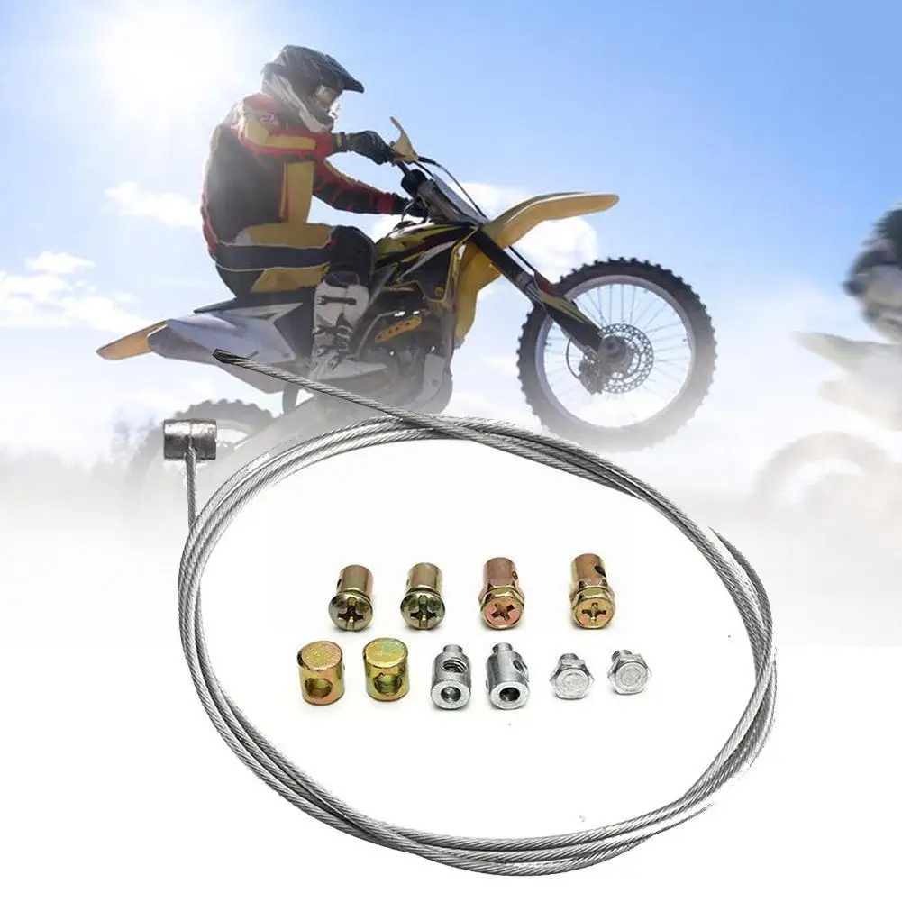 

1Set 100cm Motorcycle Emergency Throttle Cable Brake Cable /KAWASAKI for YAMAHA /HONDA Clutch Repair Kit J2M7