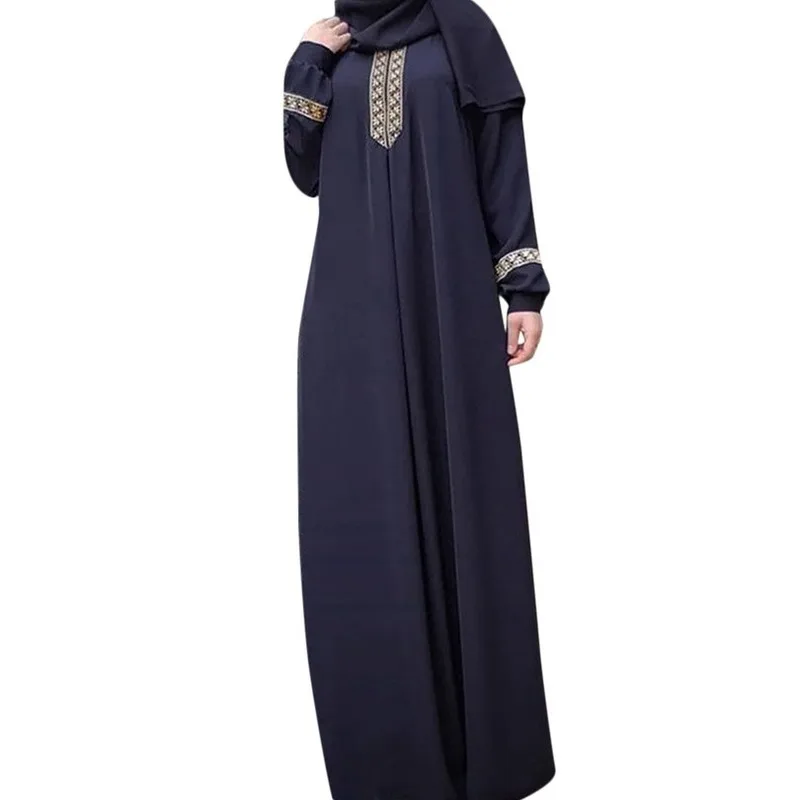 Embroidery Moroccan Kaftan Dubai Evening Modest Prom Abaya Muslim Dress Arab Dresses Evening|Мусульманская одежда| |