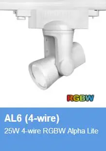 MiLight Alpha lite AL1 AL2 AL3 AL4 AL5 AL6 25 Вт 2 проводный 4 диммер двойной белый RGBW Tracklight 4G