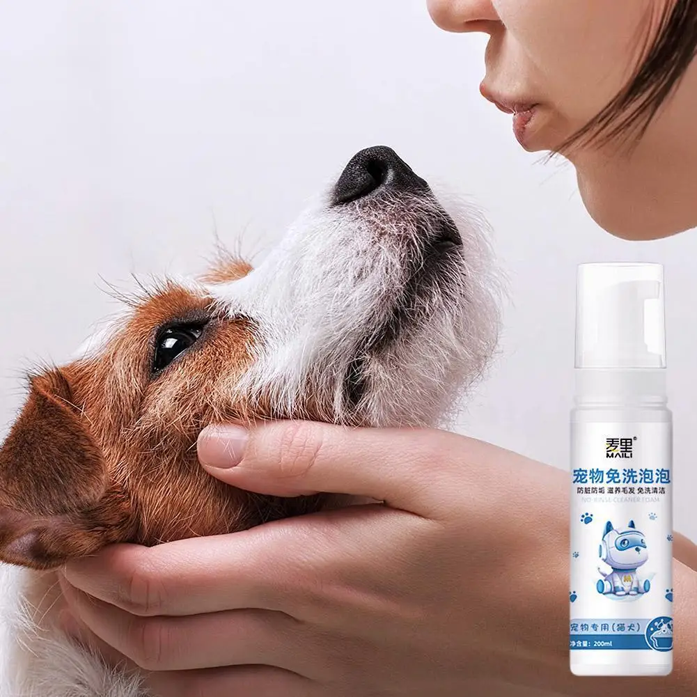 

Pet Bathing Dry Cleaning Powder Cat Dog Puppies Disposable Foam Shower Gel Killing Mites Deodorizing Whole Body Bubble Products
