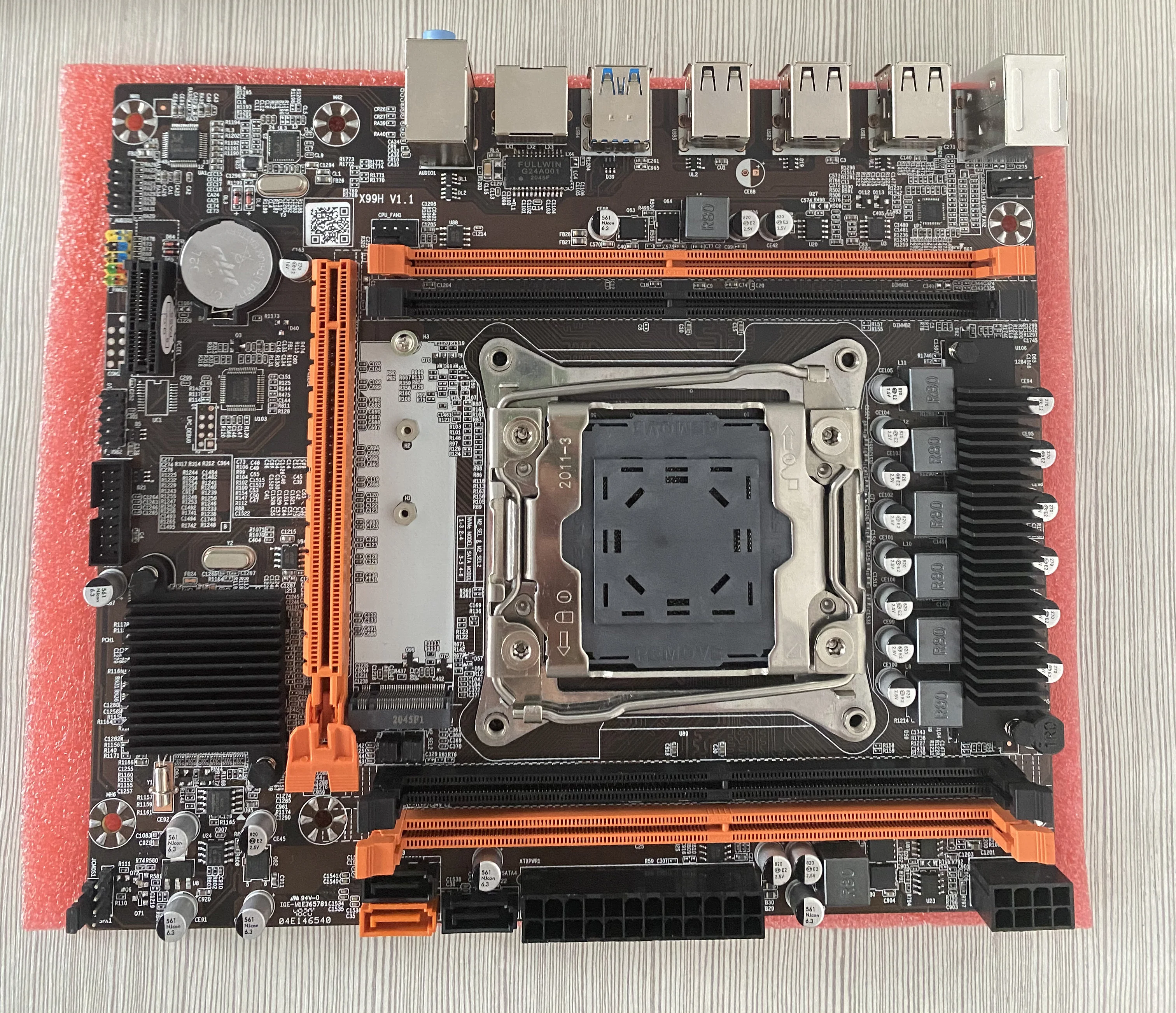 Комплект материнской платы X99 процессор E5 2620 V3 CPU DDR4 2 шт. 8 ГБ ОЗУ