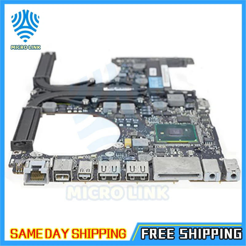 Сломанная материнская плата A1286 для Macbook Pro 1" 2010, материнская плата для ноутбука i7 2,66 ГГц 820-2850-A 2011 2,0 ГГц 820-2915-B 2012 2,3 ГГц