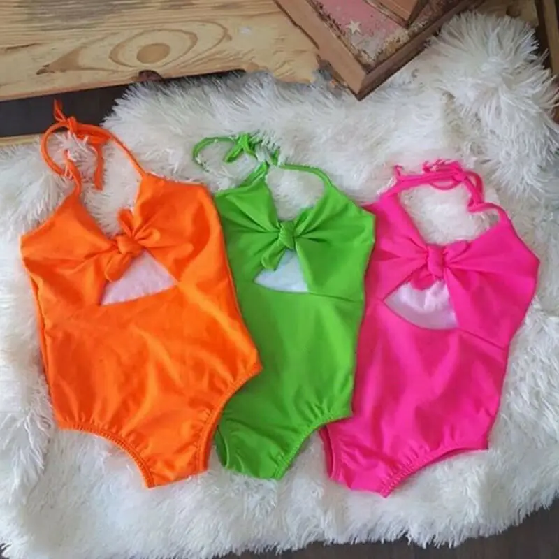 Kids Baby Girl Bowknot Swimsuit Swimwear Bikini Tankini Swimming Bathing Suit | Спорт и развлечения