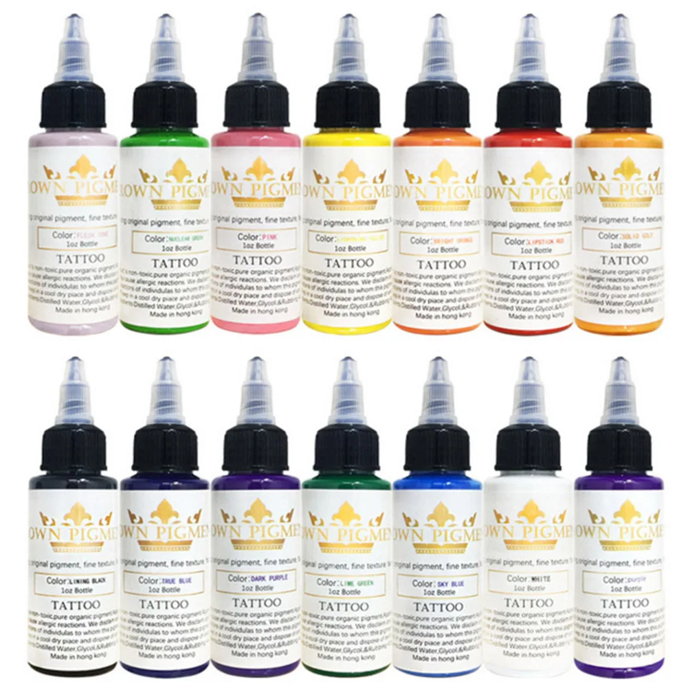 30 мл 14 цветов макияж для бровей губ татуаж чернила пигмент боди арта краски
