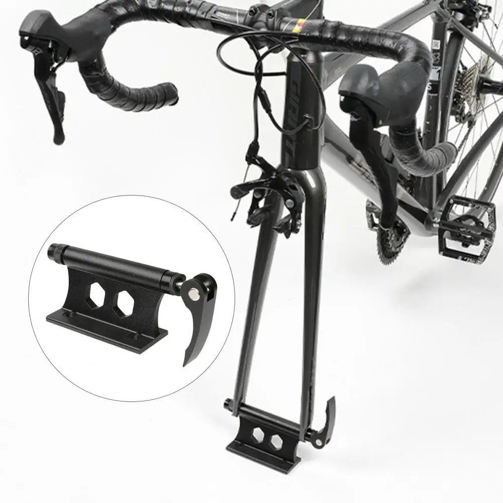 

Cycle Mount Bracket Holder Block Bicycle Front Fork Fixed Clip Quick Release Mountain Road Bike Block Fork Car Luggage Rack