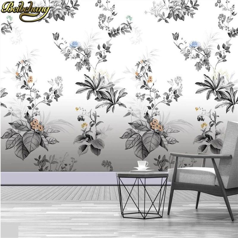 Фотообои beibehang на заказ с изображением птиц фоны неограниченная строчка цветы