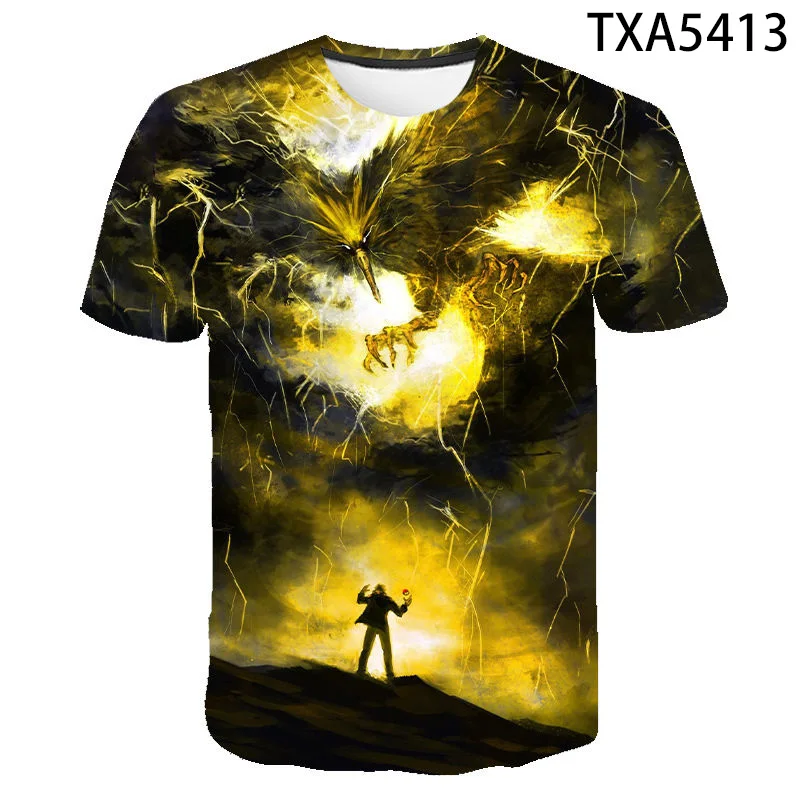 

New Summer 3D T Shirts Games Anime Casual Boy girl Kids Fashion Streetwear Printed T-shirt Men Women Children Cartoon Tops Tee