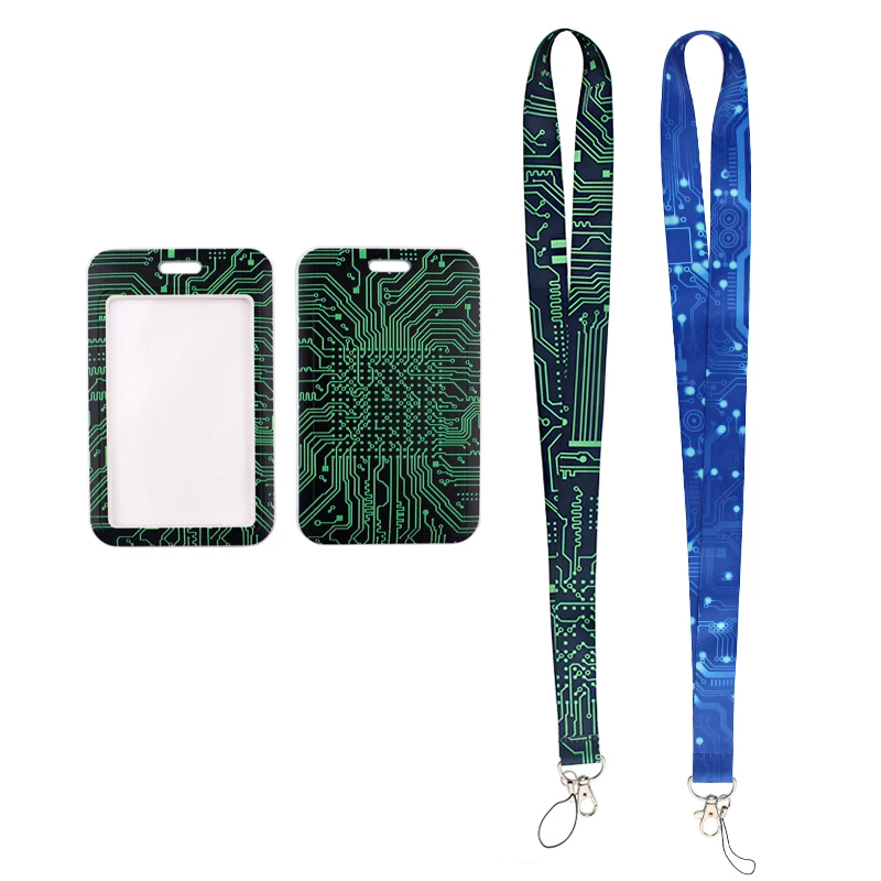 

24pcs/lot MD576 DMLSKY Cartoon Technology Lanyard Keychain key Badge Mobile Phone Rope Lanyard With Card Holder Cover