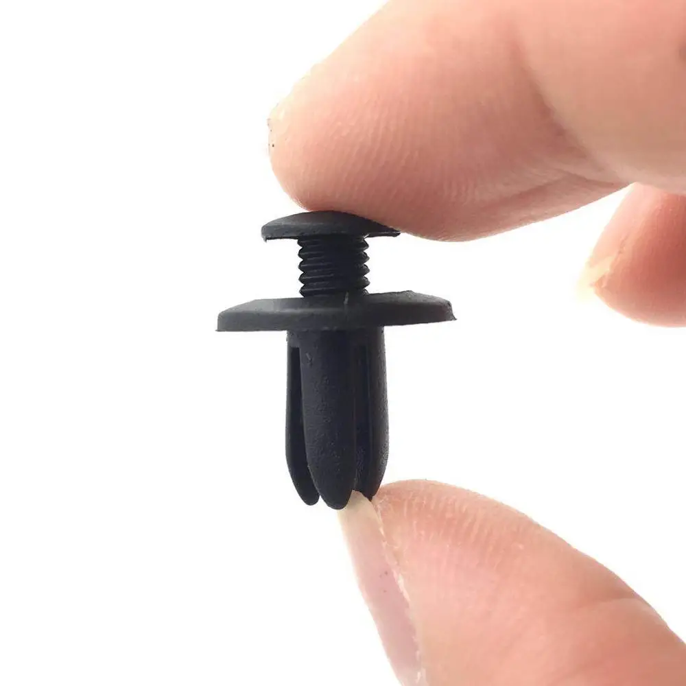 100 шт. 6 мм отверстие нейлоновый Автомобильный Крепеж стопорный винт заклепки